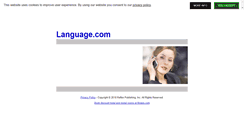 Desktop Screenshot of language.com