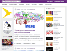 Tablet Screenshot of language.az