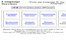 Tablet Screenshot of language.net